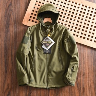 「Elemental Gear」 戰術外套 戰術服 特種兵外套 登山外套 牆裂推薦戶外戰術軟殻衣男士秋冬刷毛防風防水衝鋒