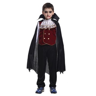 萬聖節服裝 cosplay 角色扮演鬼衣吸血鬼衣服吸血鬼侯爵服裝吸血鬼王子兒童鬼衣
