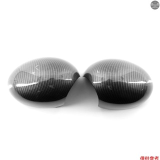 2 件後視鏡罩後視鏡外殼更換適用於 BMW Mini R55 Clubman 2007-2013 R56 Hatchba