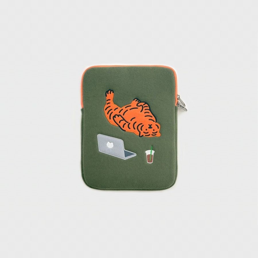 韓國 MUZIK TIGER 平板收納包/ Lazy Tiger/ 9.7-11吋 eslite誠品