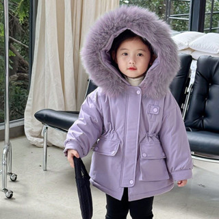 冬季 新款 -女童 休閒 棉服 兒童 加厚 加絨 保暖 外套