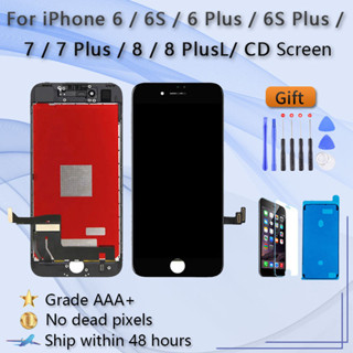 100% 測試 LCD 適用於 iPhone 6s 7 8 Plus 螢幕 LCD 顯示屏 3D 觸控數字化儀元件適用於