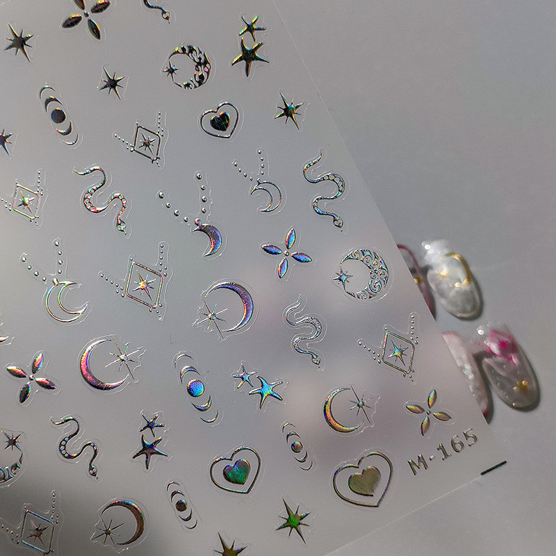 【喵喵老師】TENSORNew工藝輕奢磨砂美甲貼紙燙金SeriesM-165