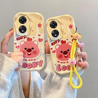 OPPO A60 A 60 CPH2631手機殼卡通TPU軟手機殼後蓋帶掛繩矽膠套