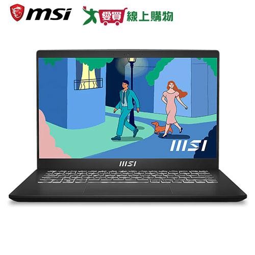 MSI微星 Modern 14 14吋輕薄商務筆電 黑 C7M-200TW 【愛買】