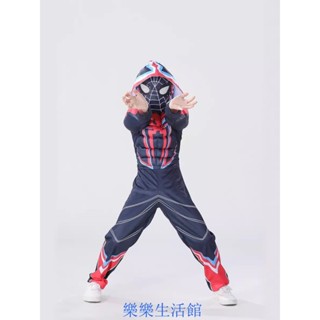 【萬聖節】蜘蛛人 cos緊身連體衣套裝衣服 角色扮演服 兒童表演服裝 cosplay 遠徵格溫兒童服裝角色扮演服