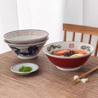 現貨 日本製 昭和 中華料理 青龍 赤龍 白龍 拉麵碗 910 / 1400ml 龍紋 美濃燒 八角盤 大碗公 日本進口