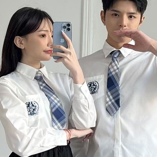 【台現貨】 學院風校服 JK制服套裝 白襯衫白色短袖長袖襯衫 國小國中制服 男女生黑色襯衫 辦公上班族 shirt