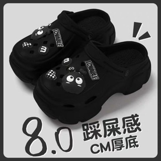 【特價免運】軟底包頭鞋女 crocs 洞洞鞋 增高洞洞拖鞋 防滑防水運動拖鞋 居家 厚底涼鞋 拖鞋外出韓國 室內 室外用