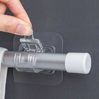 GANTUNGAN KGRD 粘性牆衣架窗簾桿衣架夾 2 PCS TCC25N