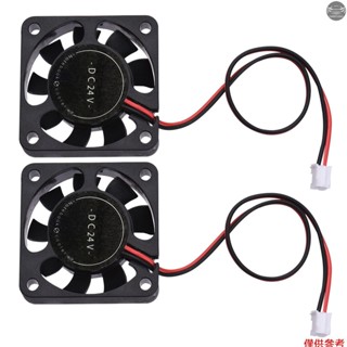 3d 列印機零件 12V 24V 4010 靜音冷卻風扇 40x40x10mm 2 針連接器迷你無刷風扇冷卻器