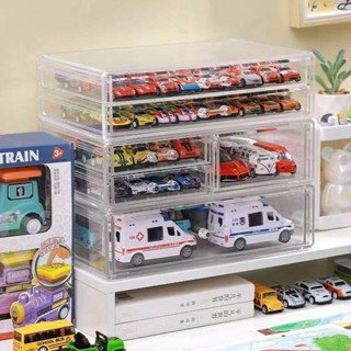 兒童玩具車多美卡小車收納盒亞克力風火輪玩具模型展示架透明特大號桌面整理