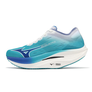 Mizuno 競速跑鞋 Wave Rebellion PRO 2 男女鞋 藍 白 推進 美津濃 U1GD2417-51