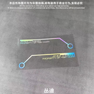 【臺灣出貨】賽博朋克/戰術裝備/電動痛車貼紙摩托筆記電腦行李箱頭盔貼-MC056