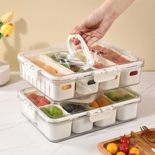 廚房香料收納盒分格佐料儲物調料罐食品密封保鮮盒水果調 料收納盒