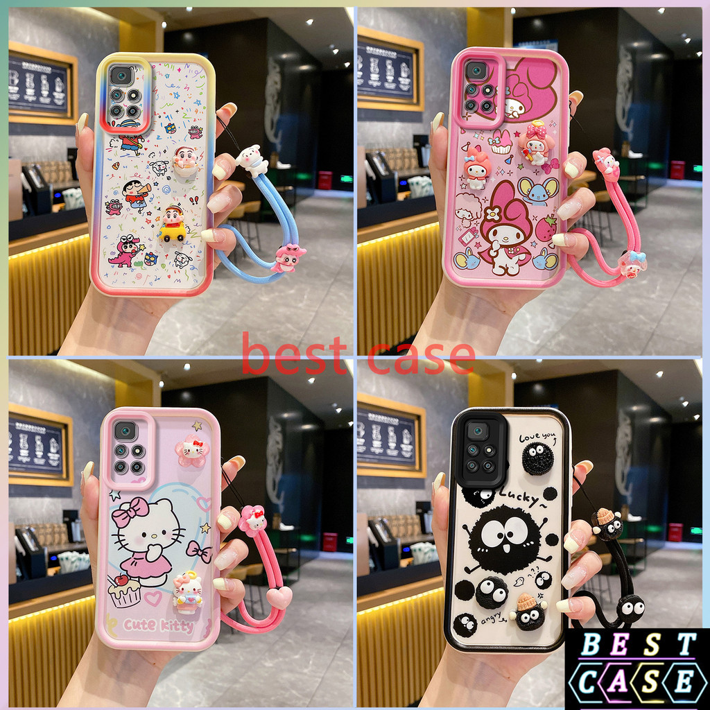 手機殼 Redmi 10 4G 手機殼 Redmi 10 Prime 4G 手機殼 Cinnamoroll 和 ‌Hel