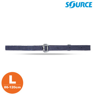 SOURCE 藏錢腰帶Slim Travel Belts (鋁扣) 銀河藍L｜(86-120cm / 織帶寬2.5cm)