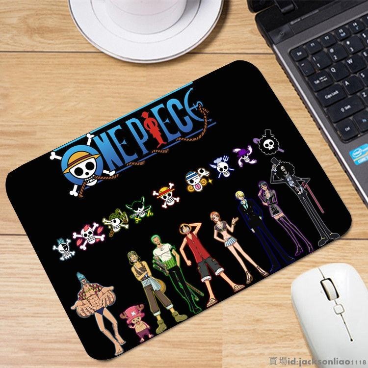 【生活館】動漫海賊王onepiece 路飛索隆艾斯草帽海賊團周邊滑鼠墊來圖定制 田螺精選