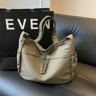 奇奇怪怪的包包👛 森系高顏值斜挎包大容量純色單肩揹包高級感輕便大包包時尚托特包