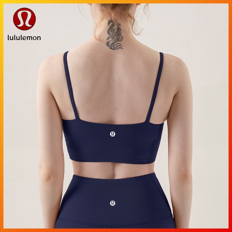 Lululemon 採用萊卡精製成的 Revamped Yoga 活動文胸:採用可拆卸內衣選項製成的誘人後部設計 WX1