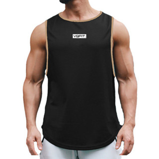 夏季健美健身健身房運動 Muscleguys 品牌網眼速乾男士透氣時尚網眼修身背心