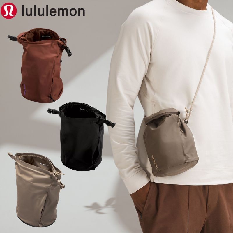 【Z-ONE】加拿大運動第一品牌 LULULEMON  卷頂斜挎包 3L