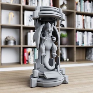 追風者、、、寶可夢 神奇寶貝培育倉 御三家 3D列印手辦模型 GK白模