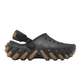 Crocs 卡駱馳 Echo Gum Ro Clog 男女鞋 黑 膠底 洞洞鞋 [YUBO] 211675001