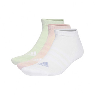 adidas 休閒襪 C SPW ANK 短襪 襪子 白 粉紅 綠 3雙入 愛迪達 [ACS] IZ0164