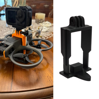 適用於 DJI Avata 2 頂部或底部擴充套件支架用於GPro/Osmo全景運動相機安裝固定適配器支架