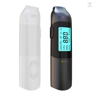 酒精測試儀便攜式高精度呼氣測醉器非接觸式呼氣酒精檢測器usb可充電數字led螢幕報警功能支援語音廣播