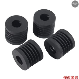 4 件減震腳墊防滑橡膠腳墊相容 Bambu Lab X1/ X1C/ P1P/ P1S 3D 列印機升級 3D 列印機零