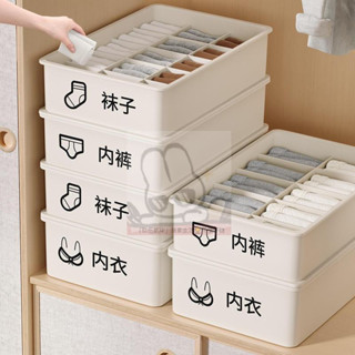 塑膠衣物收納箱 家用文胸內褲襪子盒 抽屜式衣物整理盒 衣物整理儲物盒 內衣襪子整理箱 衣櫃內衣收納盒