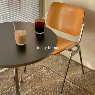 免運 ins風設計 現代極簡設計風today home 伊姆斯餐桌中古圓桌ins韓國博主咖啡設計師洽談辦公桌