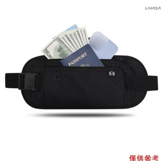 [2024 新款] JUNLETU 運動腰包男士女士防水腰包帶耳機孔超薄手機支架腰帶,適合跑步遠足健身房旅行
