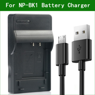 Np-bk1 NP BK1 NP-FK1 Micro USB 充電器適用於索尼 Cyber -shot DSC-W190