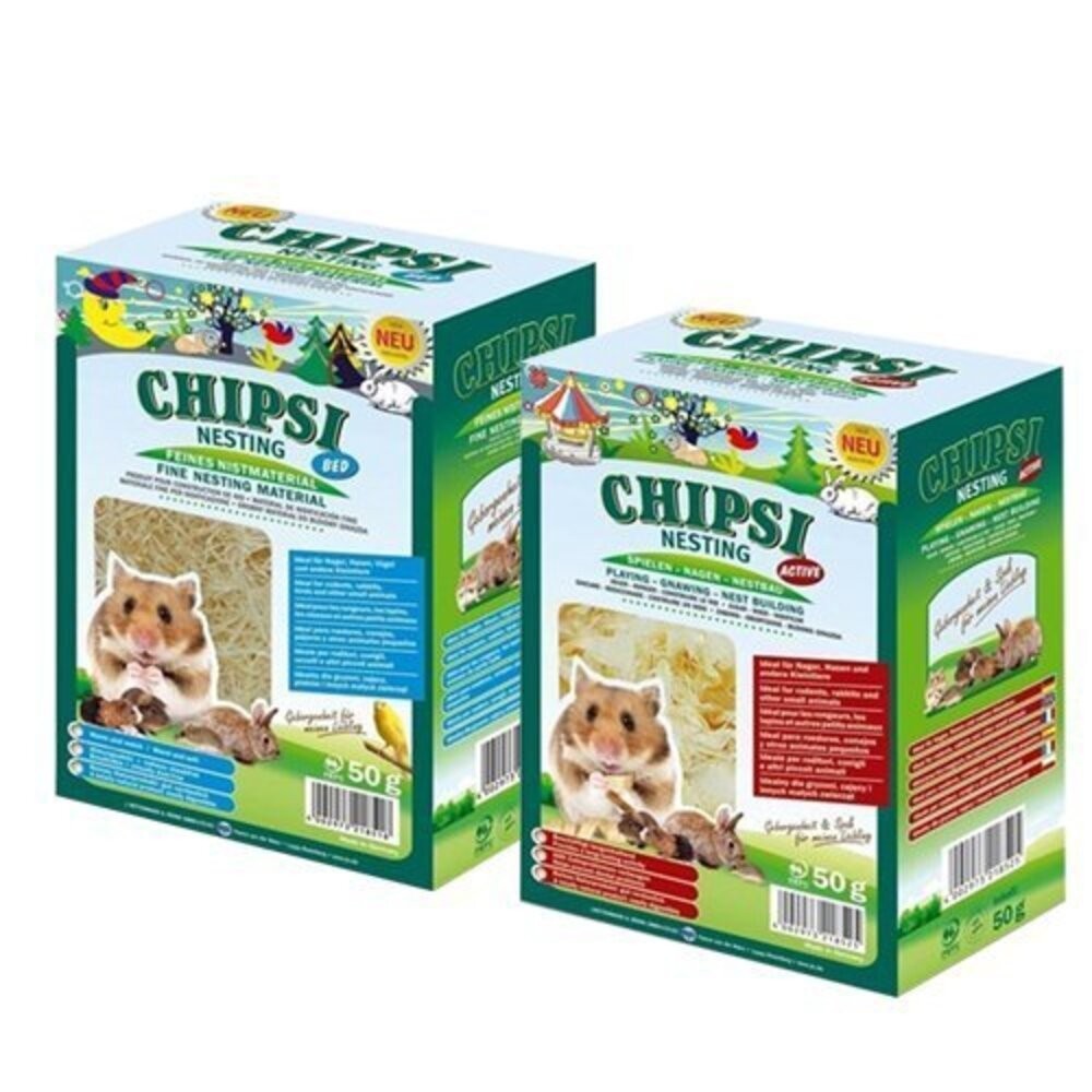 德國 JRS CHIPSI NESTING ACTIVE 鼠窩球(細/粗) 50g  天然纖維 小動物專用『WANG』