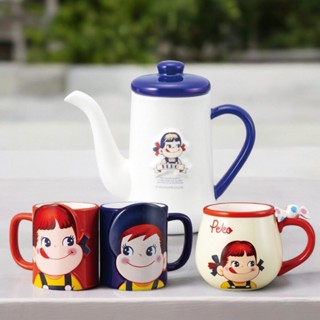 現貨 日本可愛牛奶妹PEKO不二家造型下午茶餐具 咖啡杯 陶瓷茶壺 對杯 馬克杯禮盒 情侶禮物 兒童水杯 碗盤器皿