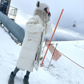 冬季新款棉衣女中長款外套韓版寬鬆加厚大碼毛領夾棉外套羽絨服TOFC潮