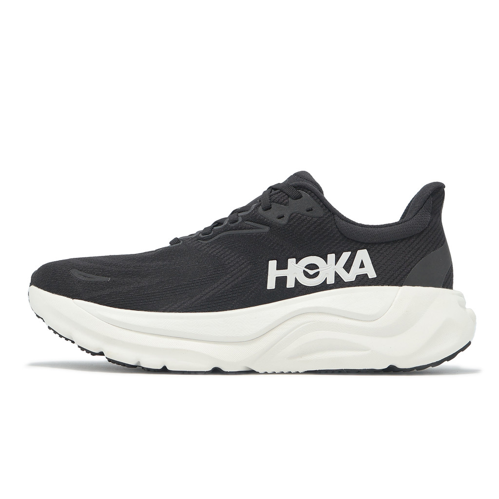 Hoka 慢跑鞋 Arahi 8 4E 超寬楦 男鞋 低足弓 支撐 黑 白 穩定 [ACS] 1175530BWHT
