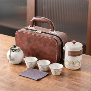 【小姿族的茶道享受】戶外茶具組 旅行茶具組 便攜式茶具組 隨身泡茶組 功夫茶具 露營茶具 泡茶壺 茶杯 中秋禮品 茶具