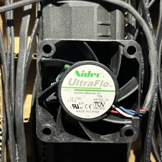 可訂製現貨原裝NIDEC 4028 12V 0.73A 4CM 暴力增壓散熱風扇 W40S12BS4A5-07 HT0N