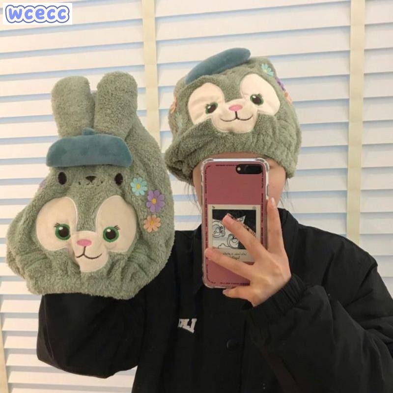 珊瑚絨乾髮帽 懶人乾髮帽 包頭巾超萌綠色卡通星黛露 速乾 卡通乾髮帽 3m乾髮帽 兒童乾髮帽 超吸水乾髮帽 加厚乾髮帽