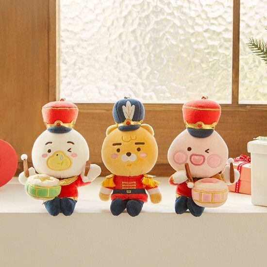 Kakao Friends | 韓國限量聖誕士兵娃娃 鑰匙圈 萊恩 屁桃