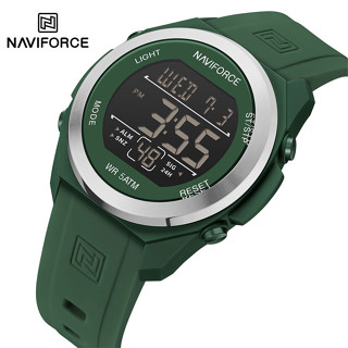 Naviforce NF7111 男士數字手錶軍事軍隊運動手錶防水 50M 手錶男士矽膠錶帶時鐘