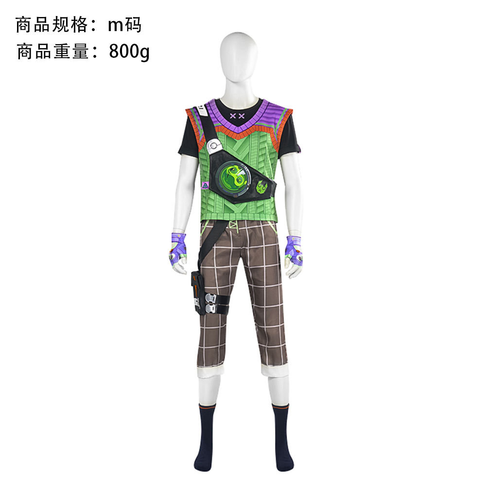 次元家💖無畏契約Valorant特工蓋克cos服全套街潮萬聖節一絕賢者gekko潮玩 待灣新品
