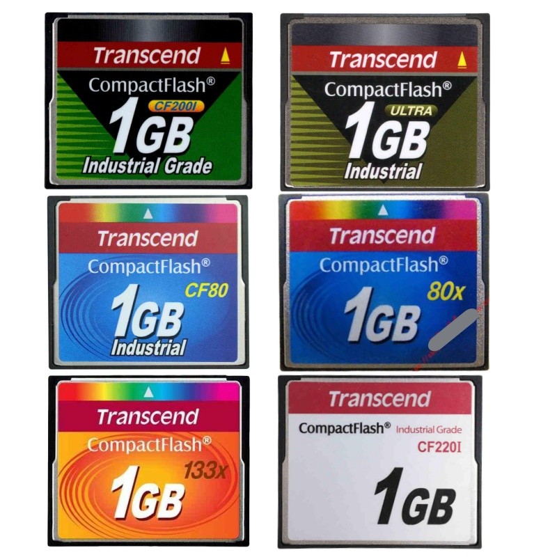 原裝創見 CF 1G 工業CF卡 1GB 工業設備用 耐震耐高溫 TS1GCF200I