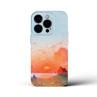 費迪南德油畫手機殼適用iphone15promax蘋果16藝術13夕陽12小米14華為mate60菲林pura70榮耀8