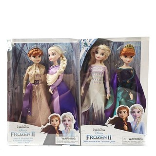 迪士尼娃娃冰雪奇緣 II 公主 Elsa&Anna 連衣裙套裝玩具禮物女孩 RM074
