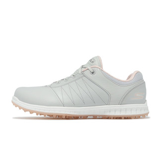 Skechers 高爾夫球鞋 Go Golf Pivot 女鞋 防水 灰 粉紅 緩震 [ACS] 123009LGPK